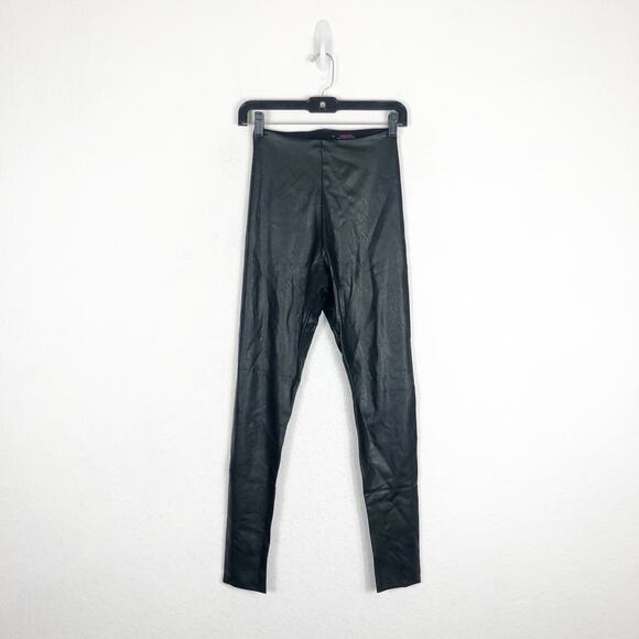 Commando Black Perfect Control Faux Leather High Rise Legging Medium - Picture 3 of 13